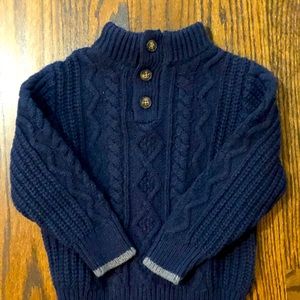 NWT Baby Gap size 4 Navy pullover sweater